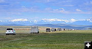 Convoy to Second Branding Site. Photo by Terry Allen.