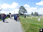 Memorial Day service. Photo by Dawn Ballou, Pinedale Online.