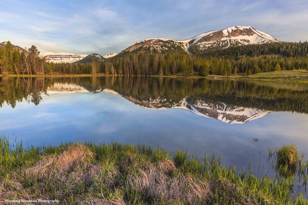 Triple Peak reflection. Photo by Dave Bell.