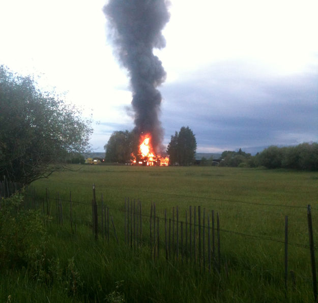 View across the pasture. Photo by Bob Rule, KPIN 101.1FM Radio.