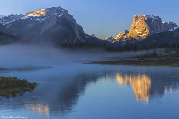 Early light on Square Top. Photo by Dave Bell.