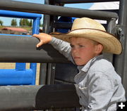 Thinking About the Ride. Photo by Terry Allen.