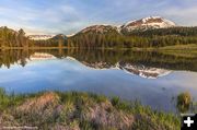 Triple Peak reflection. Photo by Dave Bell.