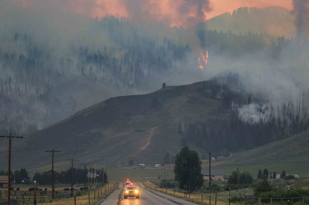 Firefighters. Photo by Dave Bell, Wyoming Mountain Photography.