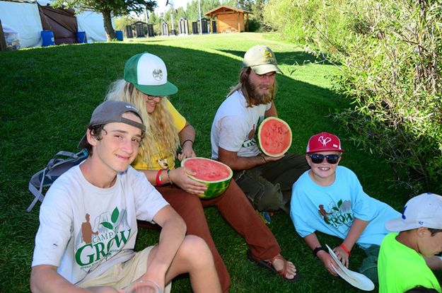 Watermelon Camp. Photo by Terry Allen.