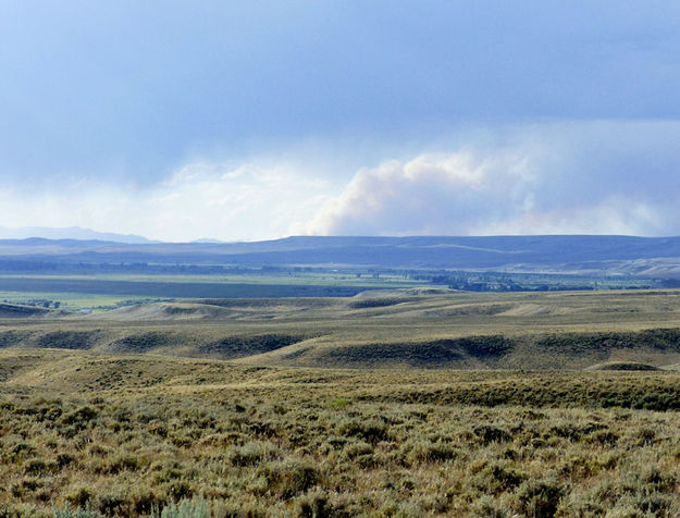 View from the Mesa. Photo by Dawn Ballou, Pinedale Online.