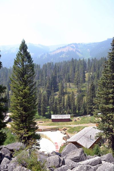 Granite Hot Springs. Photo by Cliff Creek Fire.