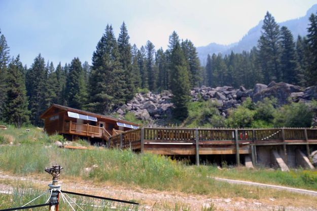 Granite Hot Springs. Photo by Cliff Creek Fire.