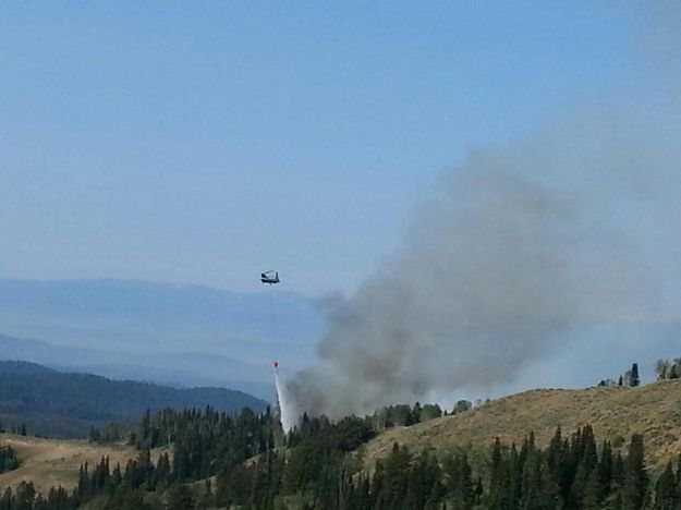 Type 1 Helicopter. Photo by Bridger-Teton National Forest.