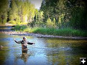 Fly Fishing in the Park. Photo by Terry Allen.