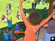 Samantha Gets Them Jumping. Photo by Terry Allen.