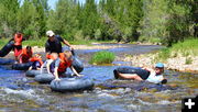 Tubing on Pine Creek. Photo by Terry Allen.