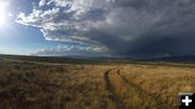 Cliff Creek fire smoke. Photo by Dave Bell.