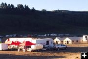 Fire Camp. Photo by Cliff Creek Fire.