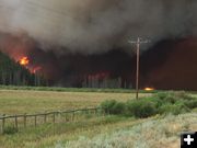 Cliff Creek Fire. Photo by Bridger-Teton National Forest.