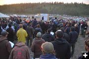 Morning Briefing. Photo by PIO Andy Lyon.