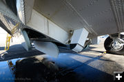 Water dump doors. Photo by Arnold Brokling.