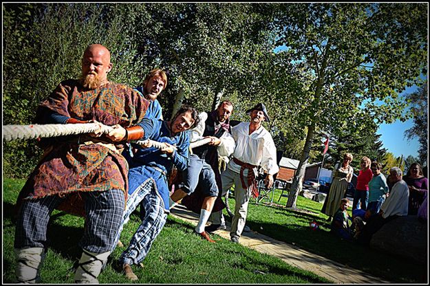 Tug O' War. Photo by Terry Allen.