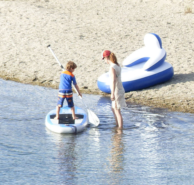 On the water. Photo by Dawn Ballou, Pinedale Online.