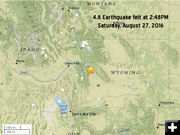 Hoback Earthquake. Photo by USGS.