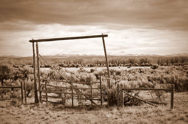 Old Ranch Entrance on Paradise Road. Photo by Terry Allen.