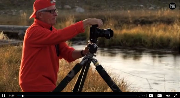 At the camera. Photo by Wyoming Chronicle.