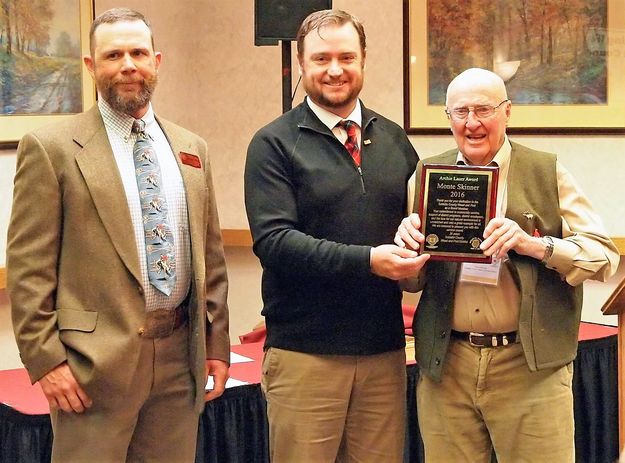 Monte Skiner- 2016 Archie Lauer Award. Photo by Sublette County Weed and Pest.