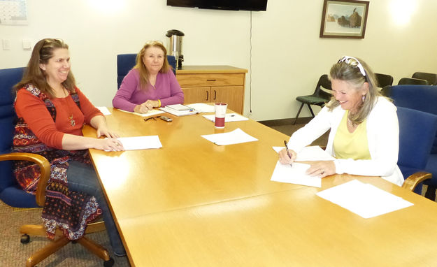 Canvassing Board. Photo by Dawn Ballou, Pinedale Online.