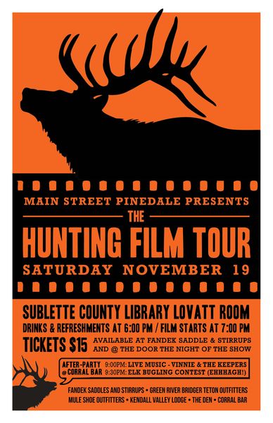 Hunting Film Festival. Photo by Main Street Pinedale.