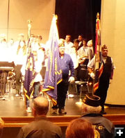 Color Guard. Photo by Dawn Ballou, Pinedale Online.