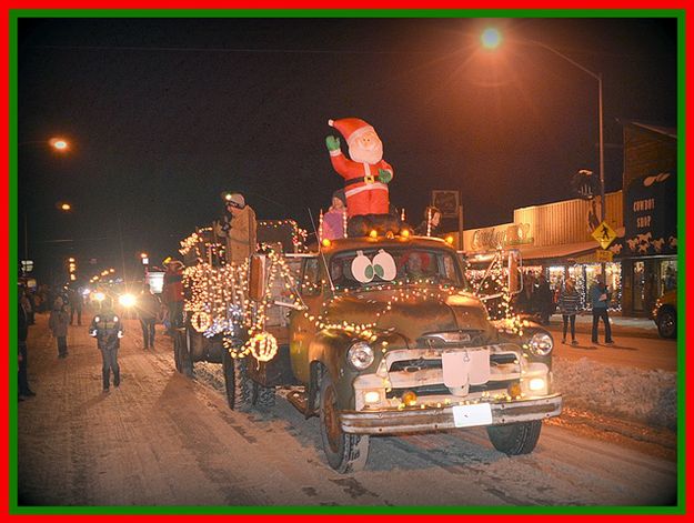 Santa's Cool Truck. Photo by Terry Allen.