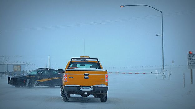 Road Closed at Daniel. Photo by Terry Allen.