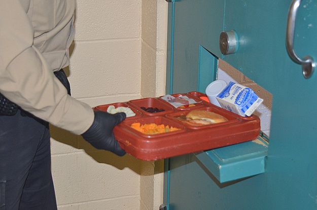 Jail Feeding Time. Photo by Terry Allen.