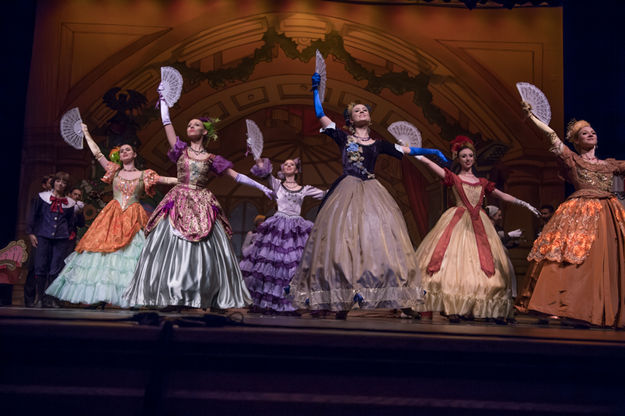 Dancing Ladies at Christmas Party. Photo by Arnold Brokling.