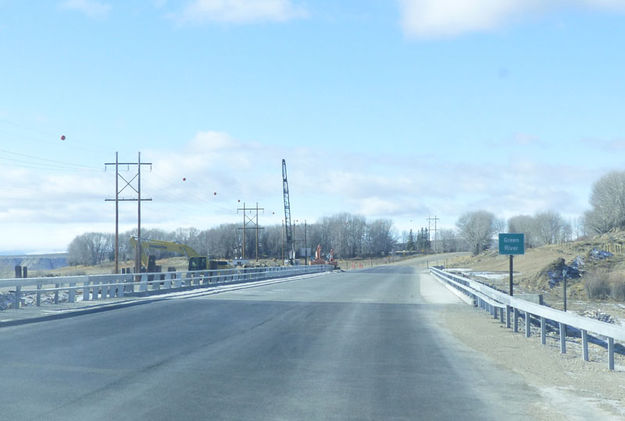 Green River bridge reopens. Photo by Dawn Ballou, Pinedale Online.