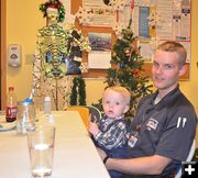 Alex and Son at Ambulance Barn. Photo by Terry Allen.