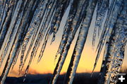 Bondurant icicles. Photo by Fred Pflughoft.