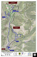 X-C Ski Trail Map. Photo by Sublette County Recreation Board.