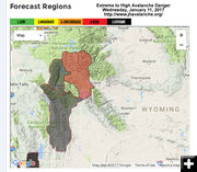 Extreme Avalanche Danger. Photo by Bridger-Teton Avalanche Center.