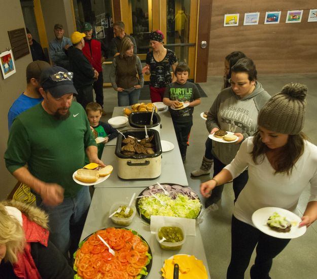 Pinedale Musher dinner. Photo by Chris Havener, Pedigree Stage Stop Race.