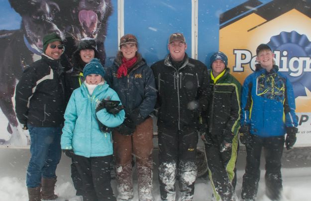 Pinedale FFA helpers. Photo by Chris Havener, Pedigree Stage Stop Race.