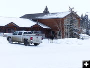 Welcoming the guests. Photo by Dawn Ballou, Pinedale Online.