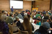 Musher dinner in Pinedale. Photo by Chris Havener, Pedigree Stage Stop Race.