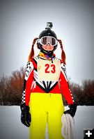 Skijoring Athlete. Photo by Terry Allen.