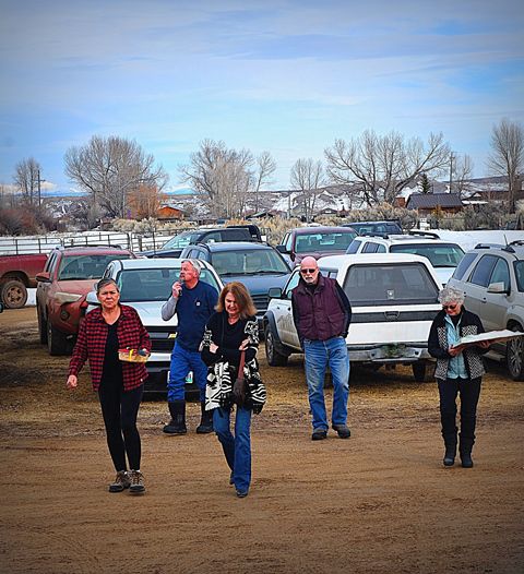 The Hoback Kids Arrive. Photo by Terry Allen.