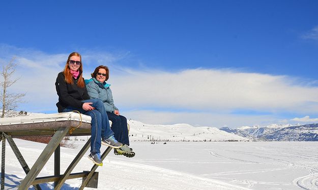 Ann Noble and Daughter Laura. Photo by Terry Allen.