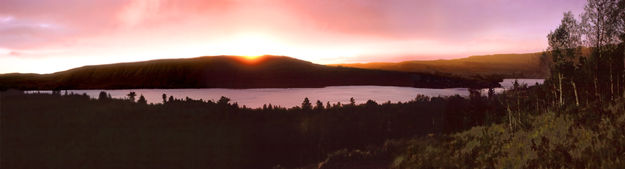 Fremont Lake Panorama 1966. Photo by William Emmett.