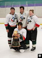 Graduating Seniors. Photo by Pinedale Hockey Association.