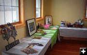 Silent Auction Table. Photo by Terry Allen.