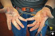 Hands of a Climber. Photo by Terry Allen.